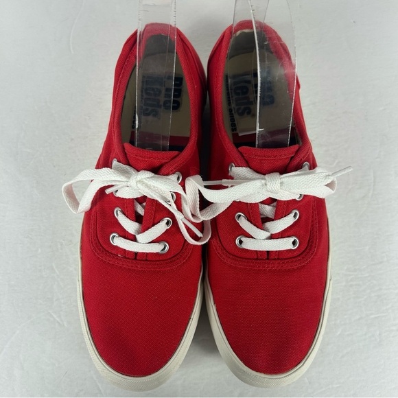 Pro keds Red Canvas Sneakers with White Laces 8 - Picture 3 of 9